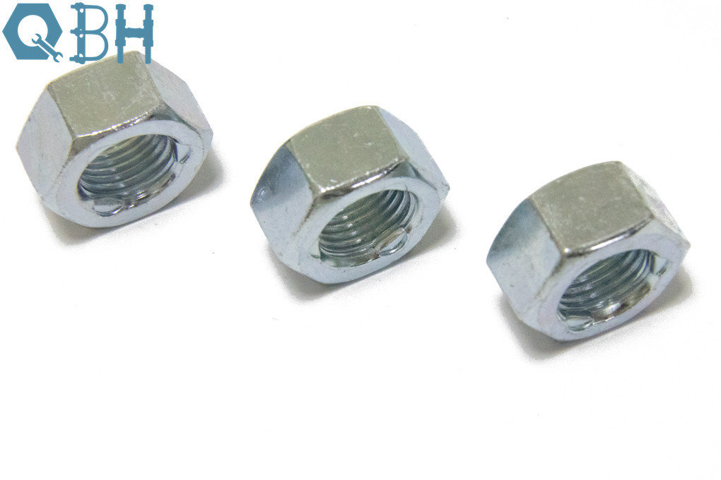 Cold Forging ANSI B18 22 Pinch Lock Nut 9/16-18 ZP Finish