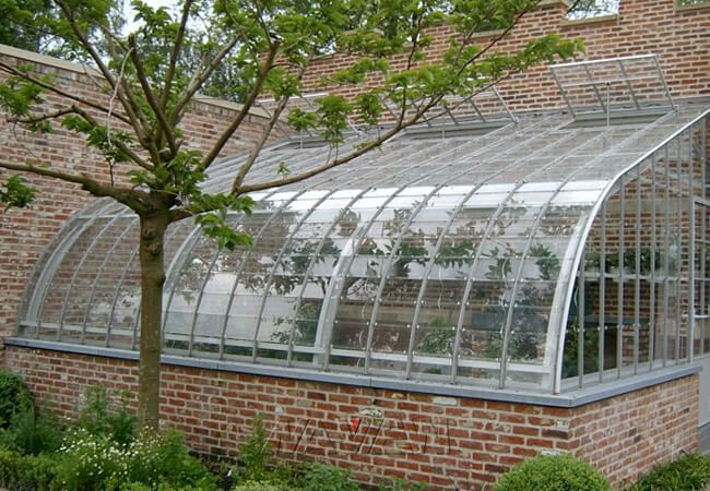 Heat Insulating Front Free Standing Conservatory Prefab Sunroom Addition