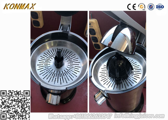 Press 160 Watt Electric Citrus Juicer Stainless Steel Orange Juice Squeezer