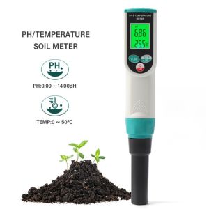 2-in-1 Soil PH Temperature Tester High Precision Meter For Gardening
