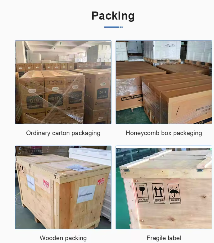 Hydraulic Support Installation Method 55 Inch 3x3 Original New IPS Lcd Panel 500nits 1080p 4k Wall Mounted Video Wall