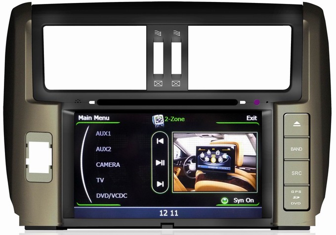 Ouchuangbo multimedia radio sat navi DVD for S100 Toyota Prado 2010 china wholesaler unit OCB-065