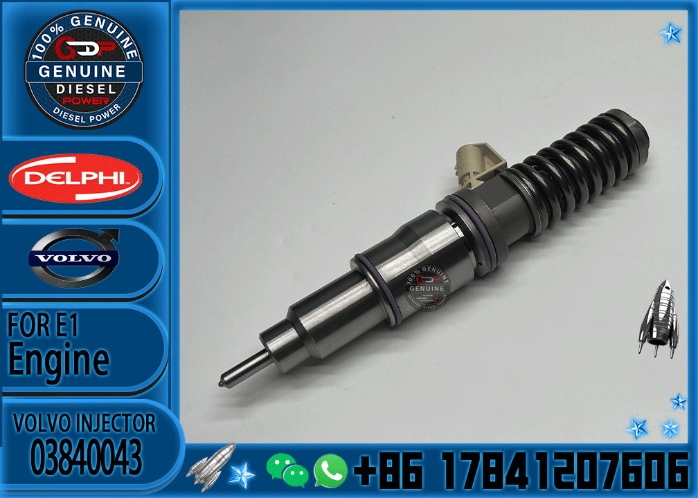 Diesel Fuel Injector 3840043 BEBE4C05001 BEBE4C05002 889498 03840043 00889498 85000416 EX631016 for E1 VOL