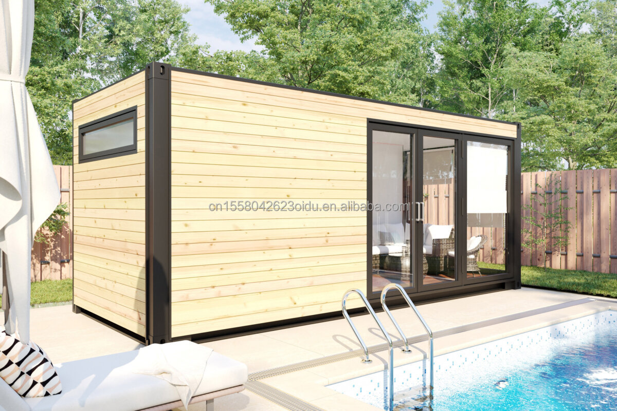 OEM 20ft Multi Functional Luxury Flat Pack Container House Home with 50/75/100mm Wave Sandwich Panel Wall