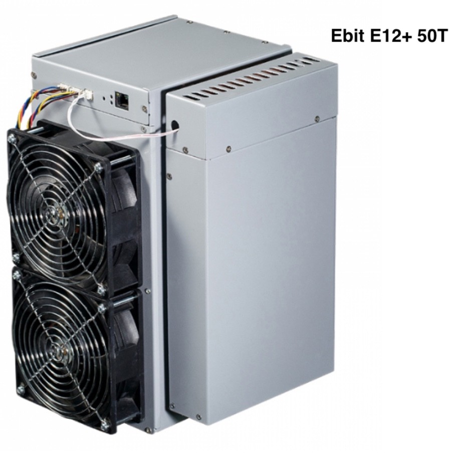 50TH/S Blockchain Bitcoin Asic Miner Machine 2500W Ebang Ebit E12+