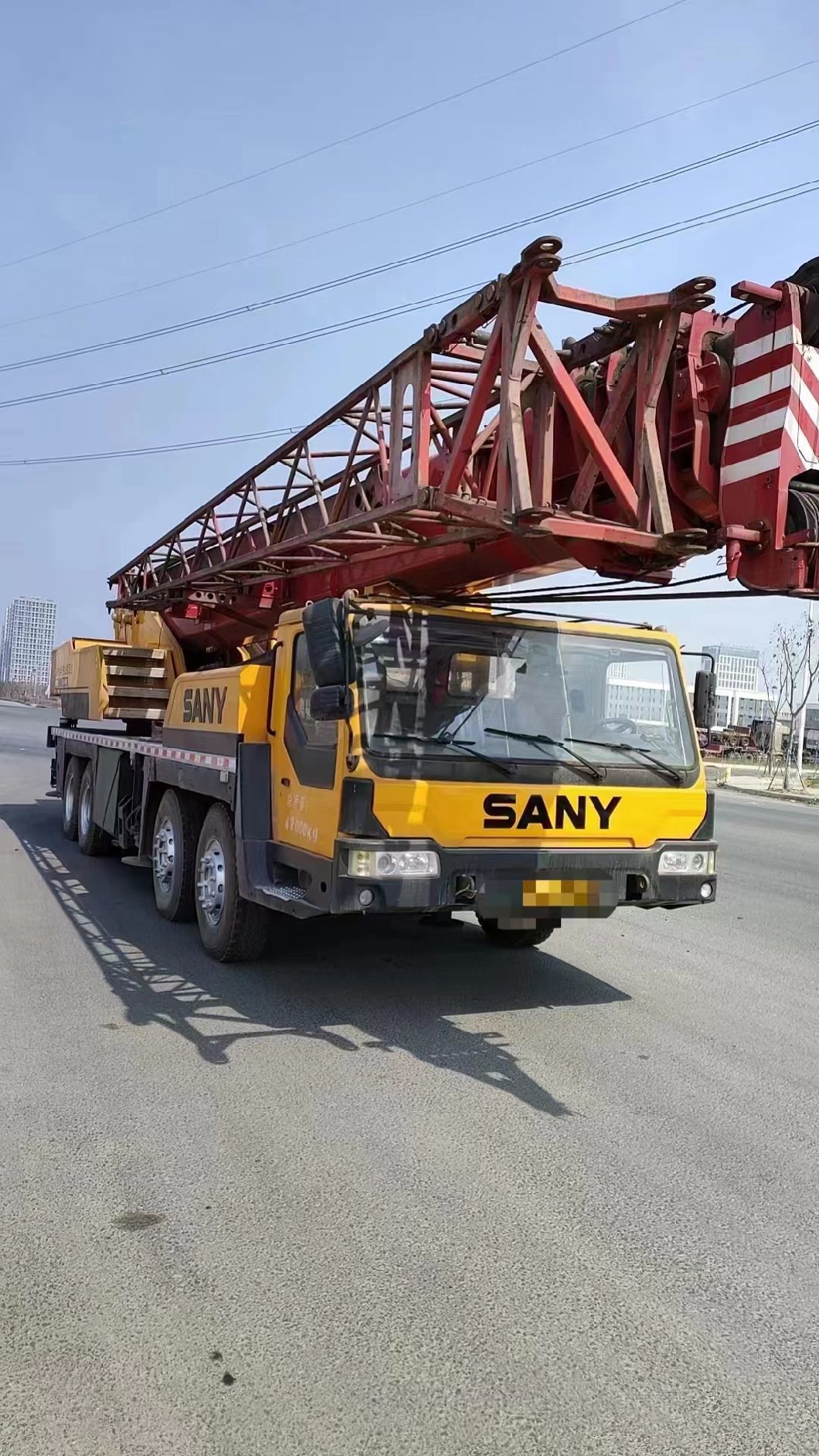 Factory First Price Top Brand 2011 50t Truck Crane Used Crane New Paints Mobile Crane Construction Machinery