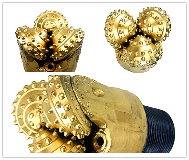 Antiwear High Efficient Roller Cone Drill Bits Fast Drilling Rate Long Bearing Life