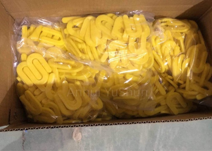 3/16" Plastic Shoe Shims for Shimming Applications yellow color use for flooring