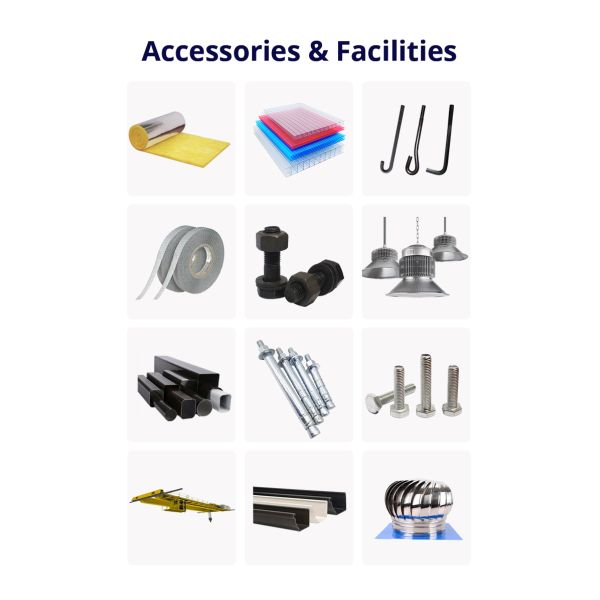 Pre Engineered Custom Prefabricated Steel Structure Warehouse Building Metal