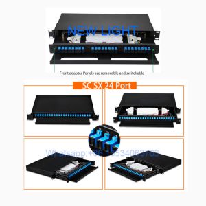 Quality Rack Mount Multimode Fiber Optic Patch Panel for sale