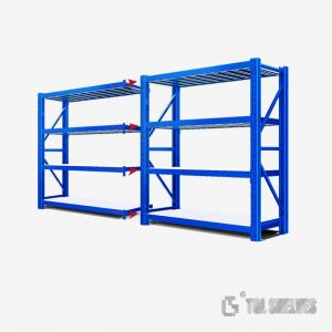 China Garage Storage Warehouse Shelf Racks Anti Rust Powder Coating 2 Layers on sale