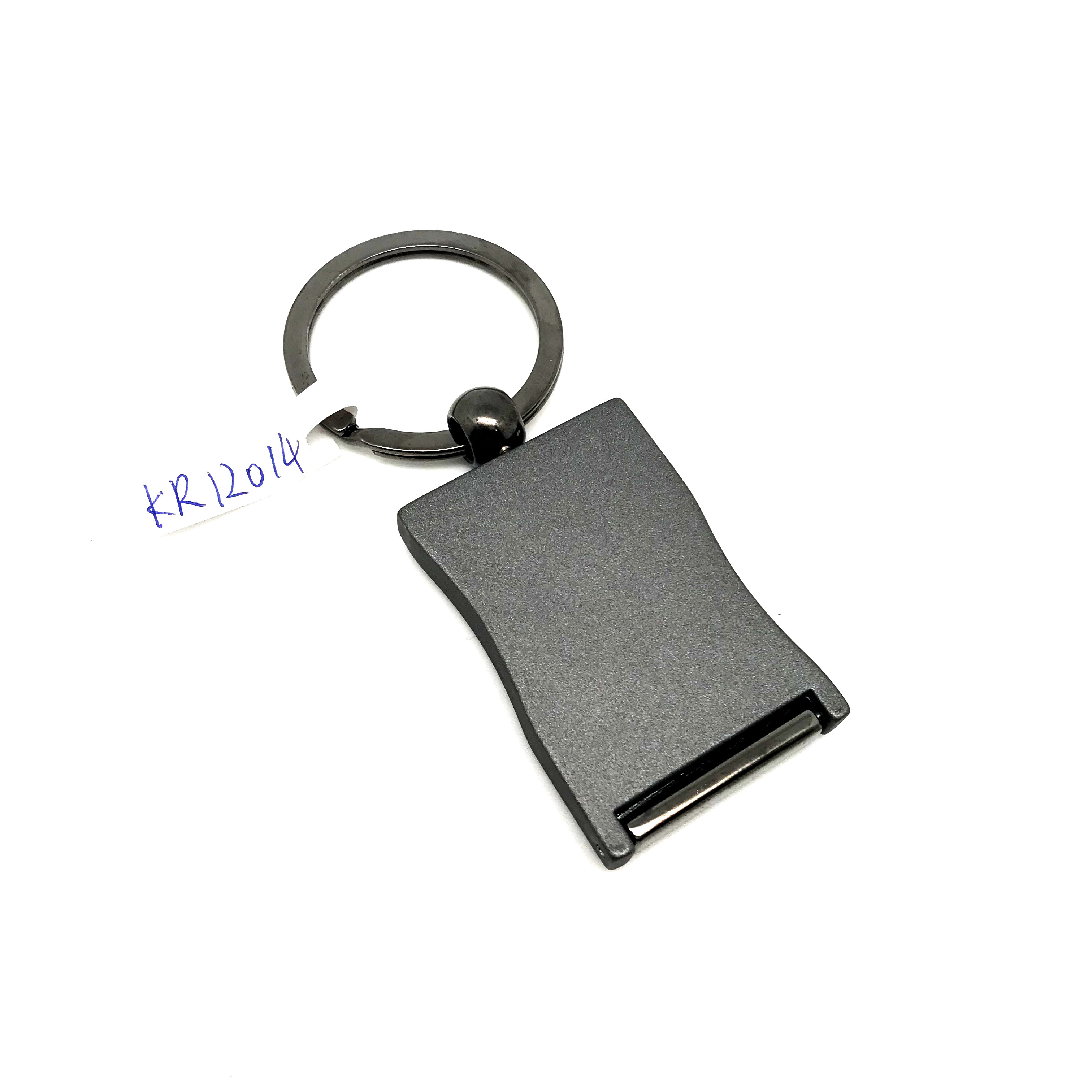 OEM/ODM Metal Keychain Holder for Black Gun with Customized Logo Available