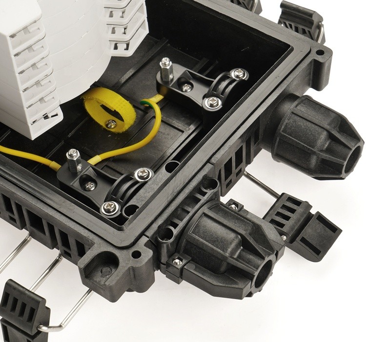 144 Core Inline Fiber Optic Joint Closure Mechanical Seal