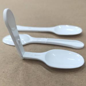 Quality Foldable Honey Transparent Plastic Small Honey Spoon For Frozen Yogurt for sale