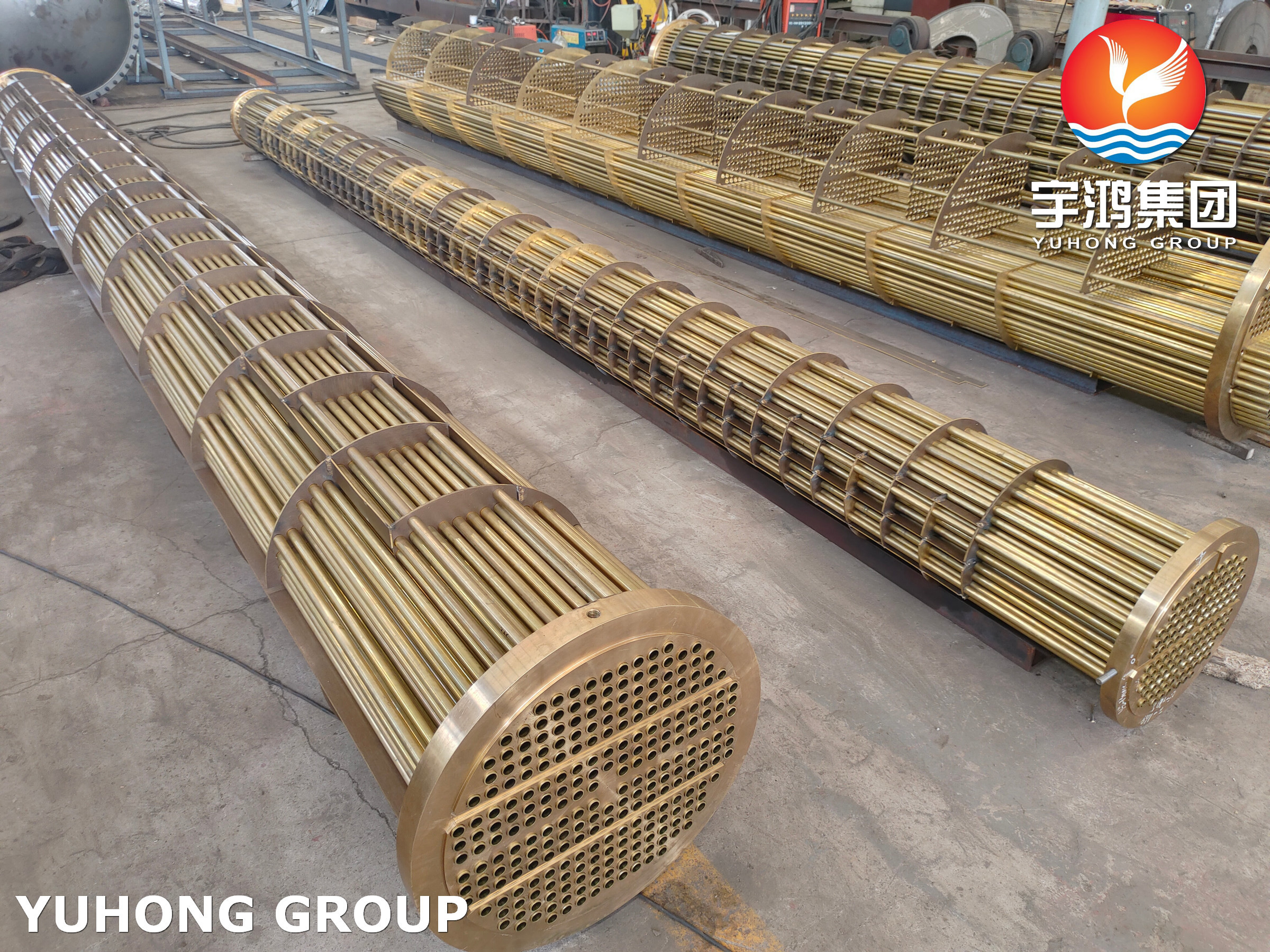 Copper Alloy Steel Tube Bundles For Shell / Tube Heat Exchanger Condenser