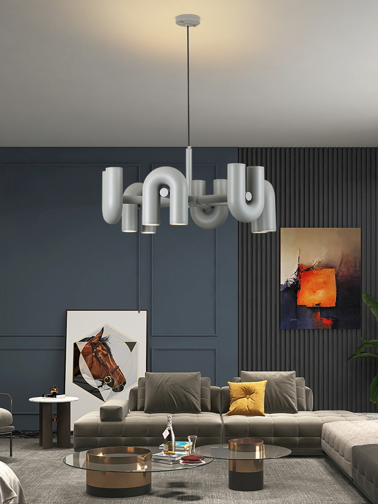 Nordic Creative Macaron Chandeliers Living Room Office Bar Home Decor Cirkus Chandelier(WH-MI-341)