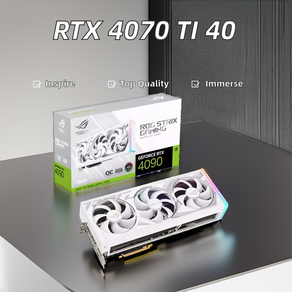 New Arrival 40 Series RTX 4070 Ti Gaming GPU 24GB N Vidia RTX 4070 with GDDR6 Video Memory Laptop Desktop Workstation