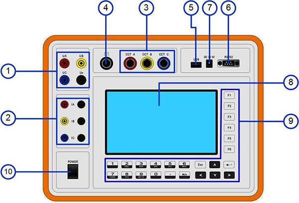 Three Phase Portable Reference Standard Meter On - Site Tester Class 0.05