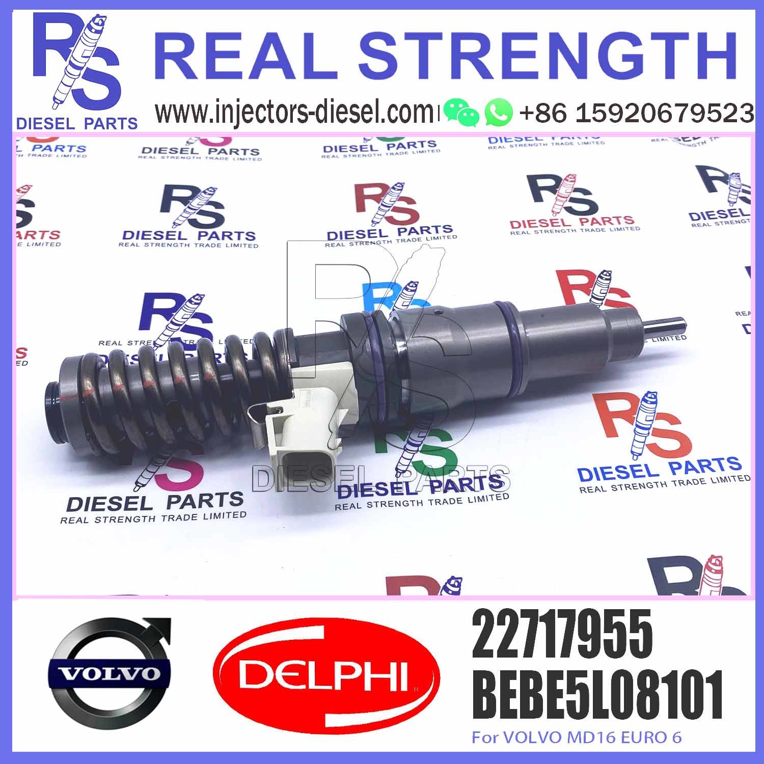 Diesel Fuel Common Rail Injector 22052772 BEBE5L08101 22717955 For E3.5