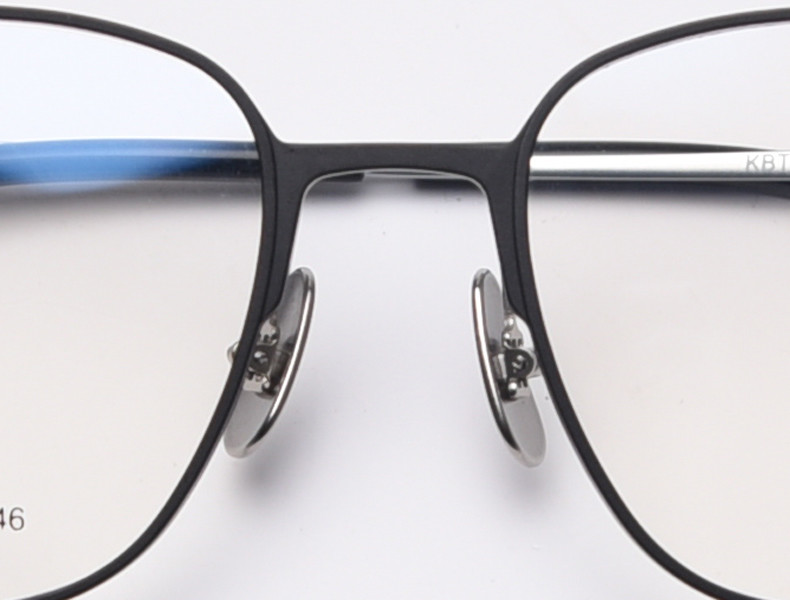 Designer Plain Lens Glasses Spectacle Optical Metal Glass Frame Eyeglasses