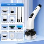 New 9 In1 Electric Spin Scrubber With Display Screen