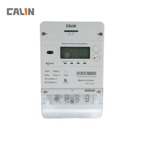 Quality Backlit LCD Display Prepaid Electricity Meters , Residential Electric Meters for sale