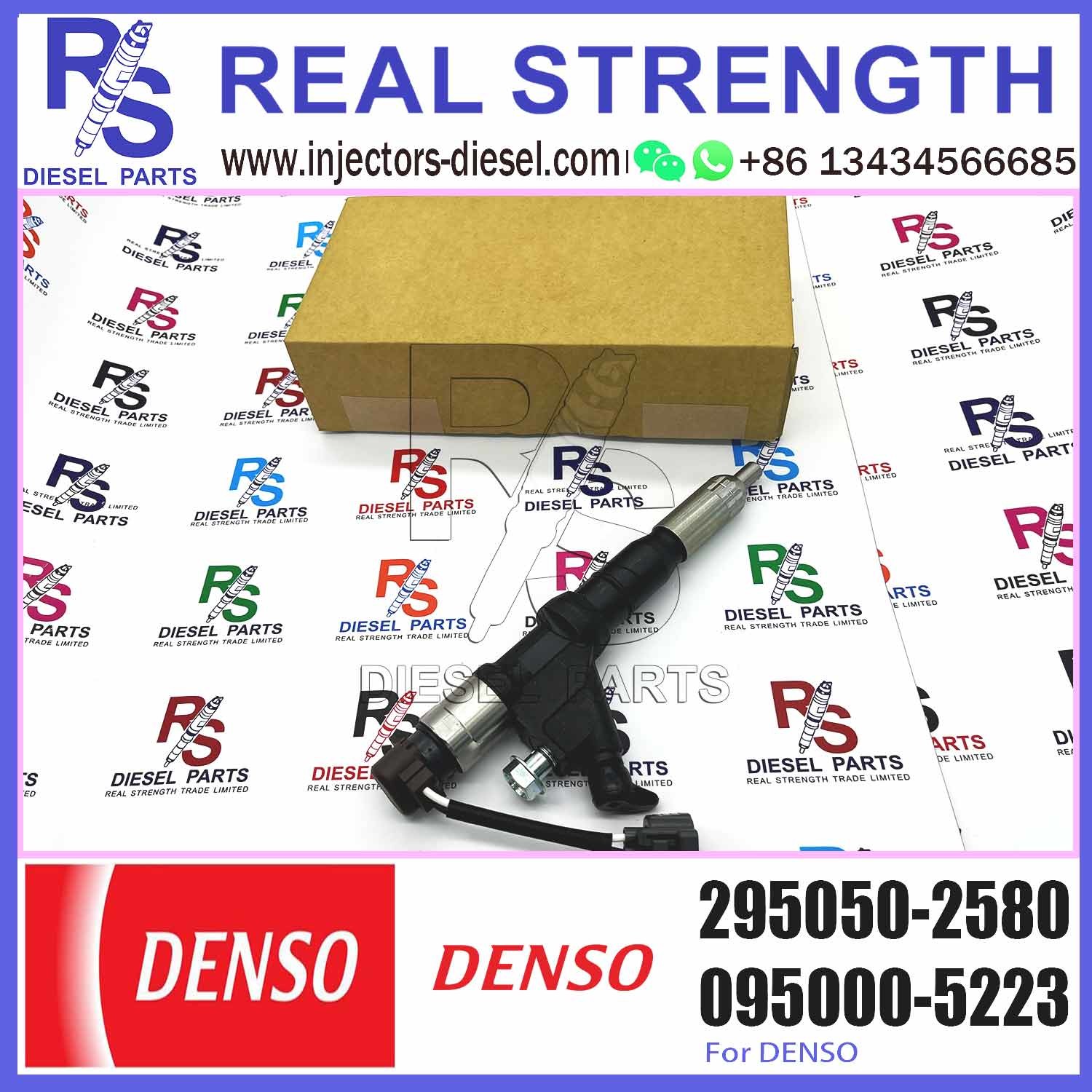 Engine fuel injector 095000-6353/095000-6350-095000-6352 8-97192596-3 095000-7680 23670-0R0180 295050 -1890 295050-2580