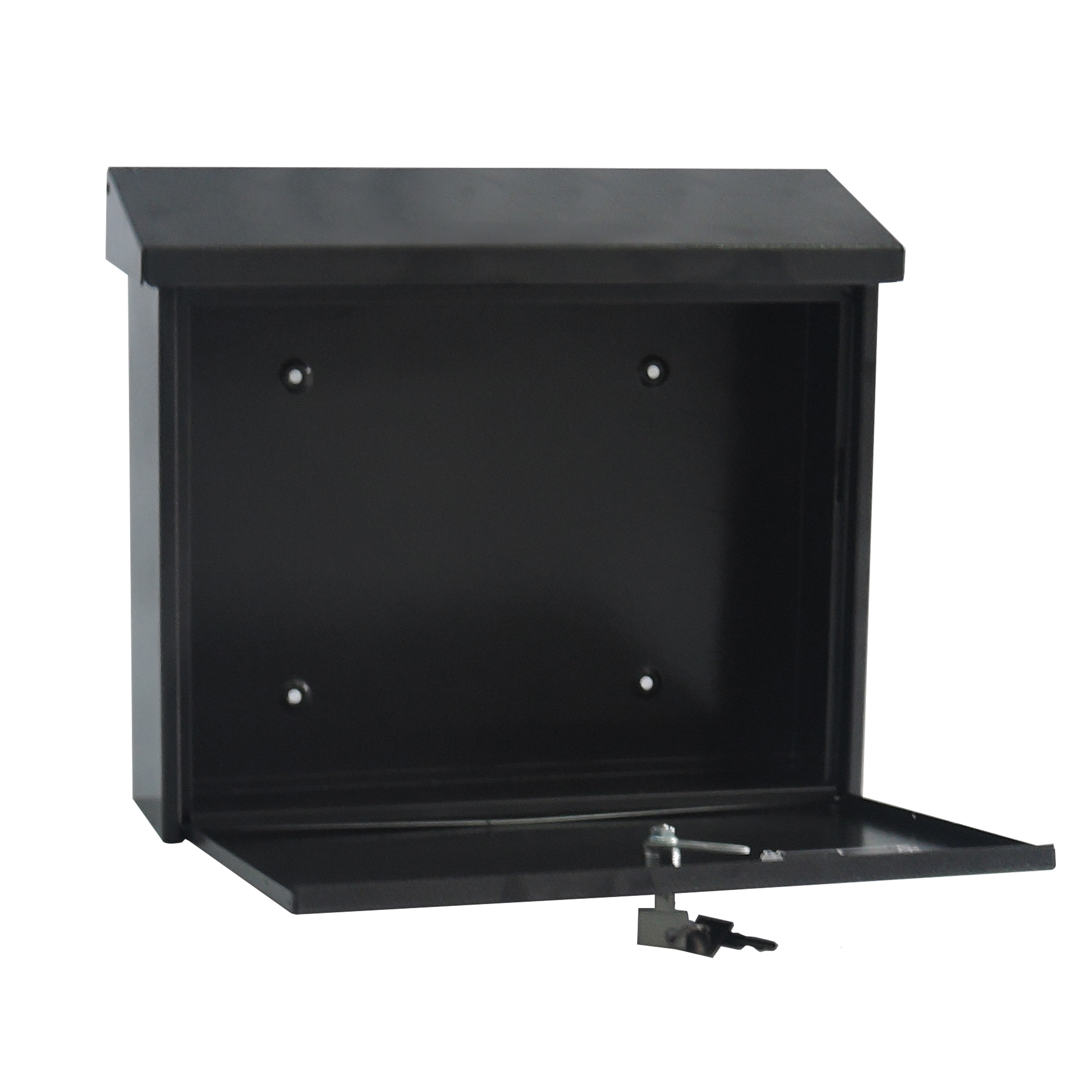Galvanized Steel Waterproof Modern Wall Mounted Mailbox Rust Resistant