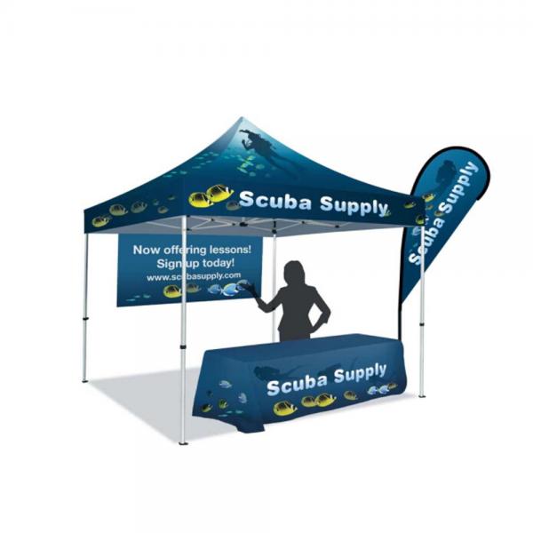 Buy Advertising Craft Fair Canopy Tents UV Protection Waterproof Fire Resistance PVC Coating at wholesale prices