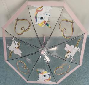 Quality 70cm Auto Open Dome Shape POE Kids Compact Umbrella for sale