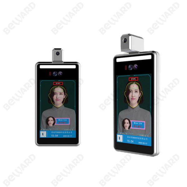 Biometric 1920x1080 Face Recognition Temperature Reader 400cd/m2