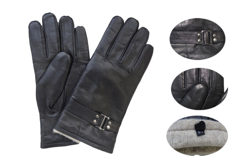 Customized Mens Soft Leather Gloves Plain Style Various Sze Colors Eco - Friendly