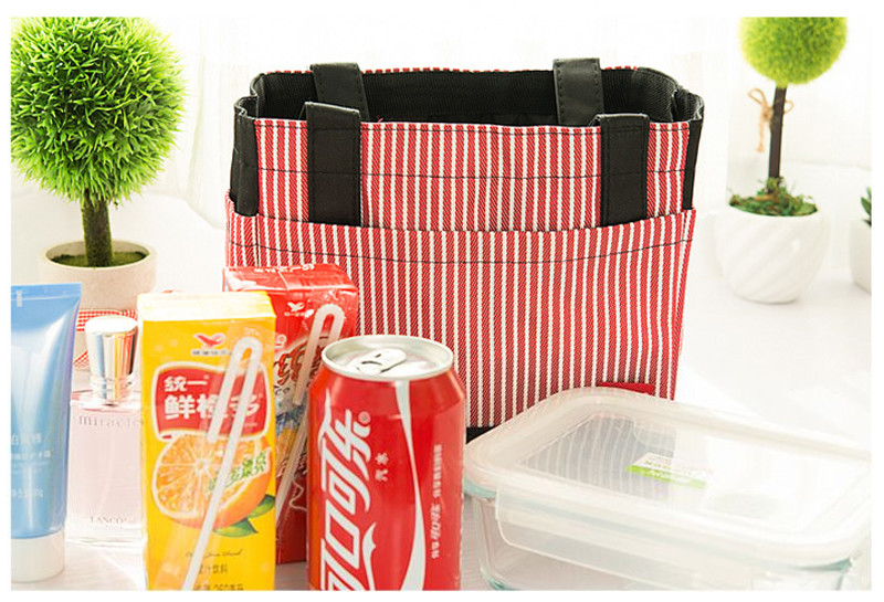 FDA Approved PEVA Lining Insulated Lunch Tote For Food