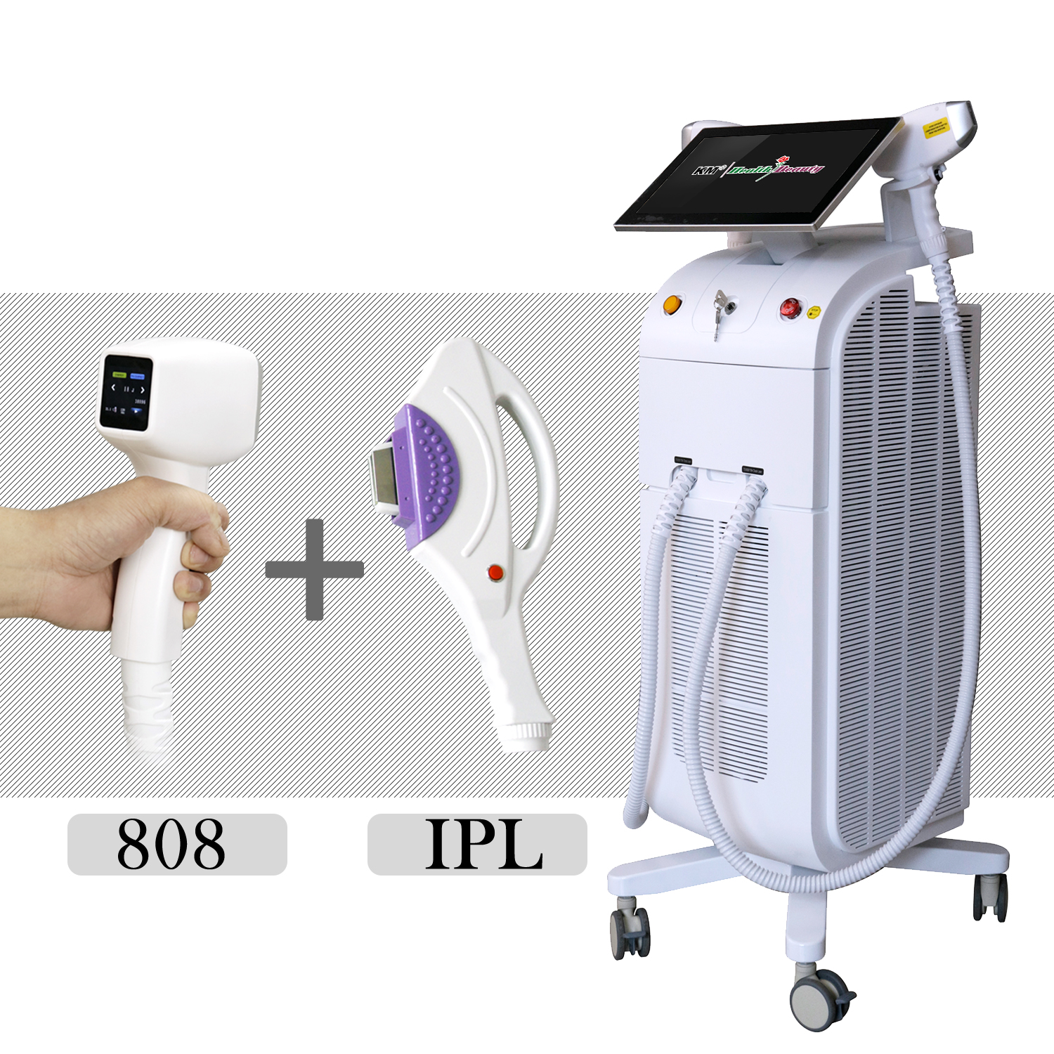 4 In 1 Multifunctional Beauty Machine Triple Wavelength Laser Hair Tattoo Removal Machine