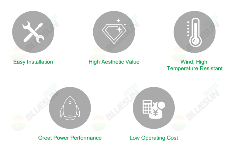160W 170W 180W Black Reinforced Semi-Flexible Solar Panel 160W Shingled Solar Panel Price