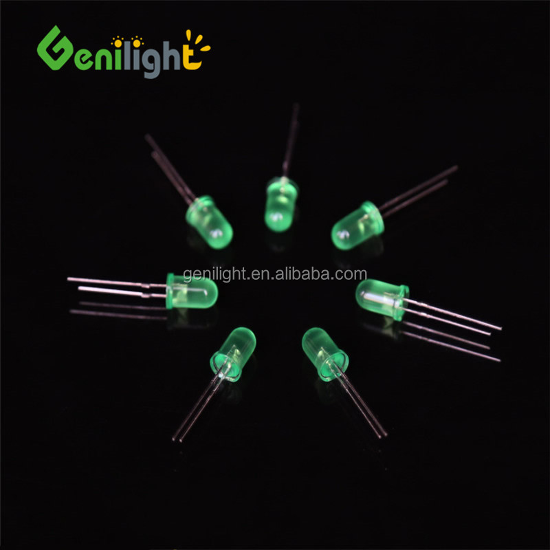 3mm LED Light Bulb Emitting Diode Green for Stable and Consistent Performance