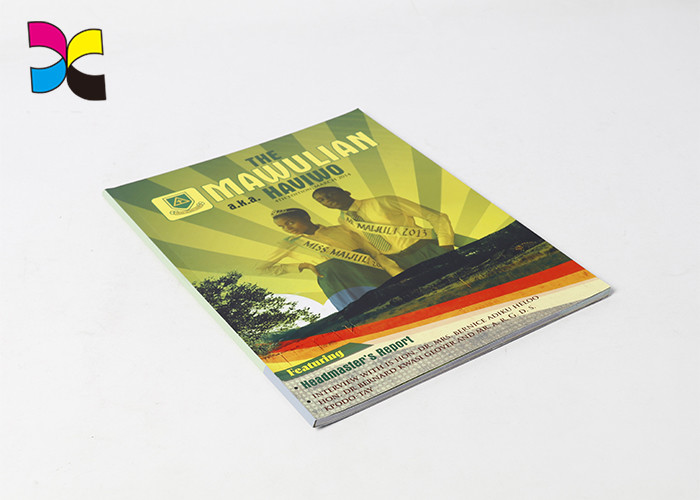 Glossy Lamination Paperback Book Printing Custom Color With Adhesive Binding