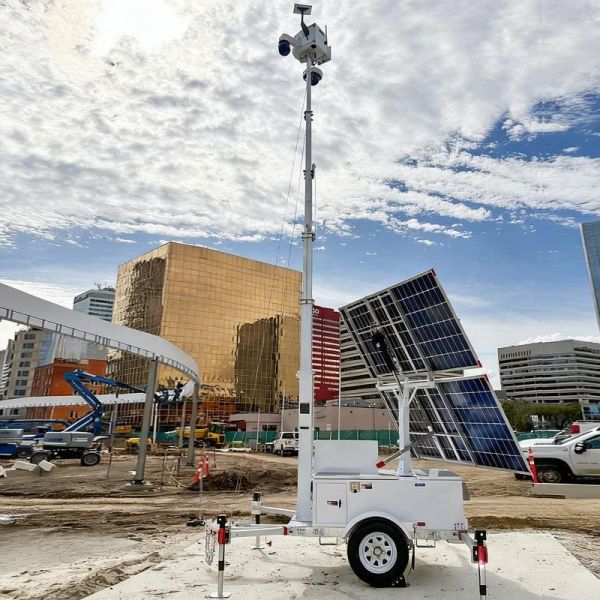 Affordable Solar Light Tower Working Temp -20℃~50℃ Integrated LED Lighting Event Venues Outdoor Light Tower