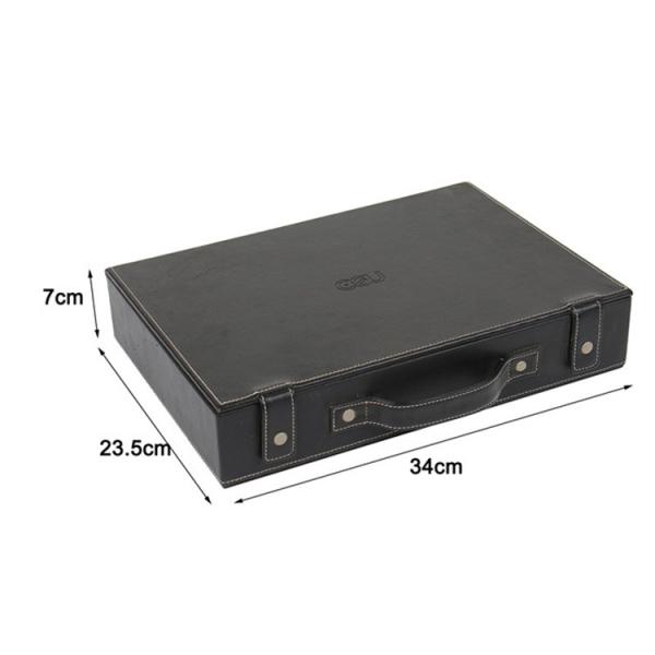 Cardboard Suitcase Gift Box with Handle Box Type Rigid Boxes Printing Handling Embossing