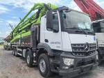 Used Zoomlion 63m Concrete Pump Truck with Mercedes Benz Chassis