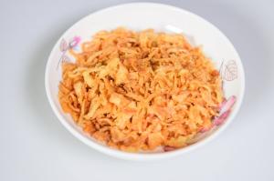 Quality restaurant Gold 30*50mm Healthy Crispy Fried Onion for sale