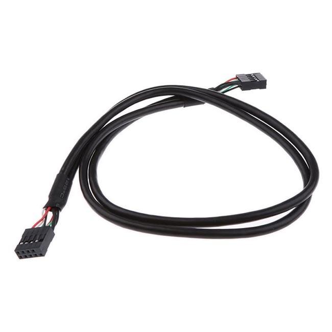 60cm Atx Power Supply Extension Cable USB2.0 9pin Dupont 2.54 Line