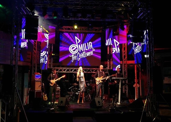 P3.9mm HD Audio Visual Led Video Wall Panel , Slim indoor advertising led display Rental