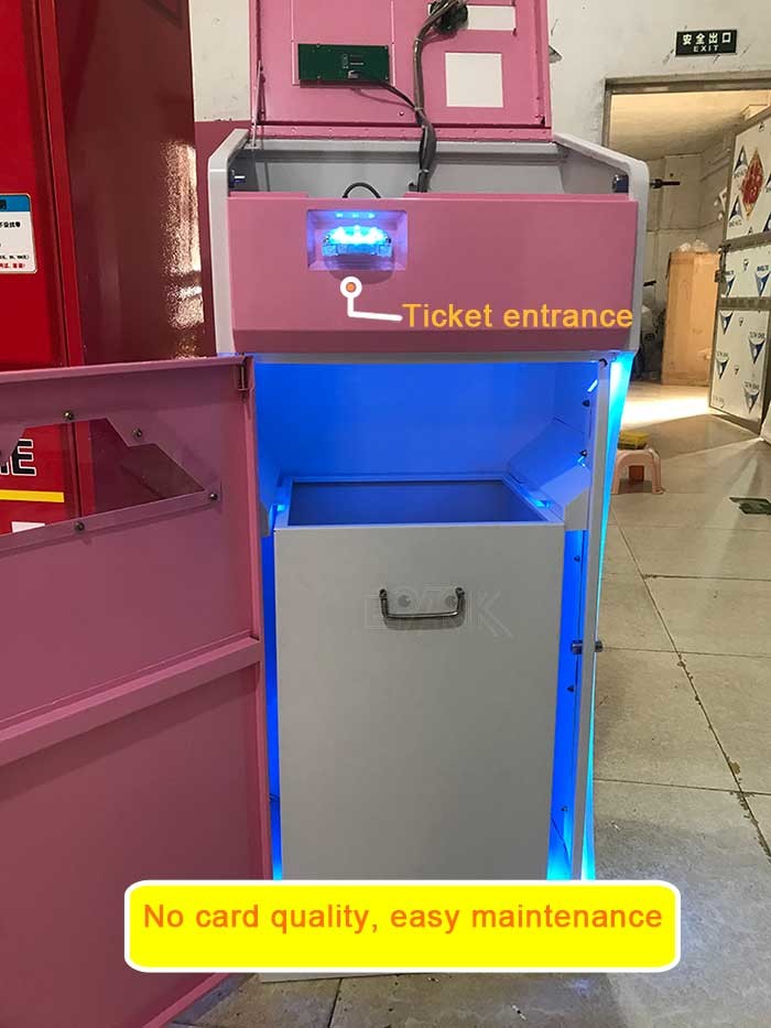 250W Ticket Eater Machine Automatic Ticket Eating Cutting Machine