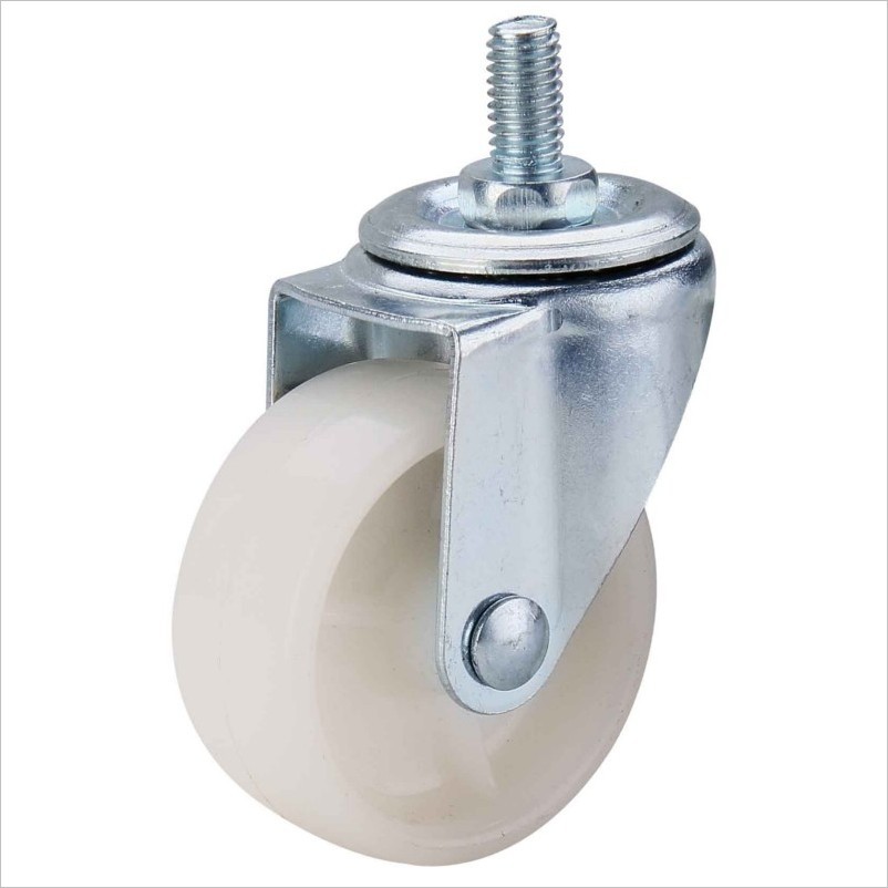 white PP furniture casters