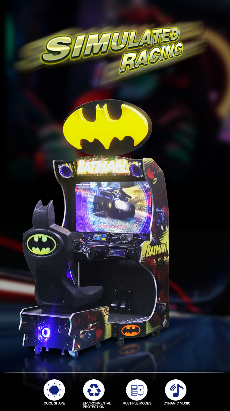 380W Electronic Racing Car Driving Arcade Machine Simulator For Game Center ​