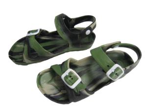 Quality Quick Dry Lightweight Camouflage 2 Band Slide Sandals for sale