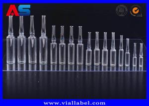 Quality Buy 1ml Clear Amber Pharmaceutical Ampoules , Bulk 1ml Ampoule Wholesale for sale