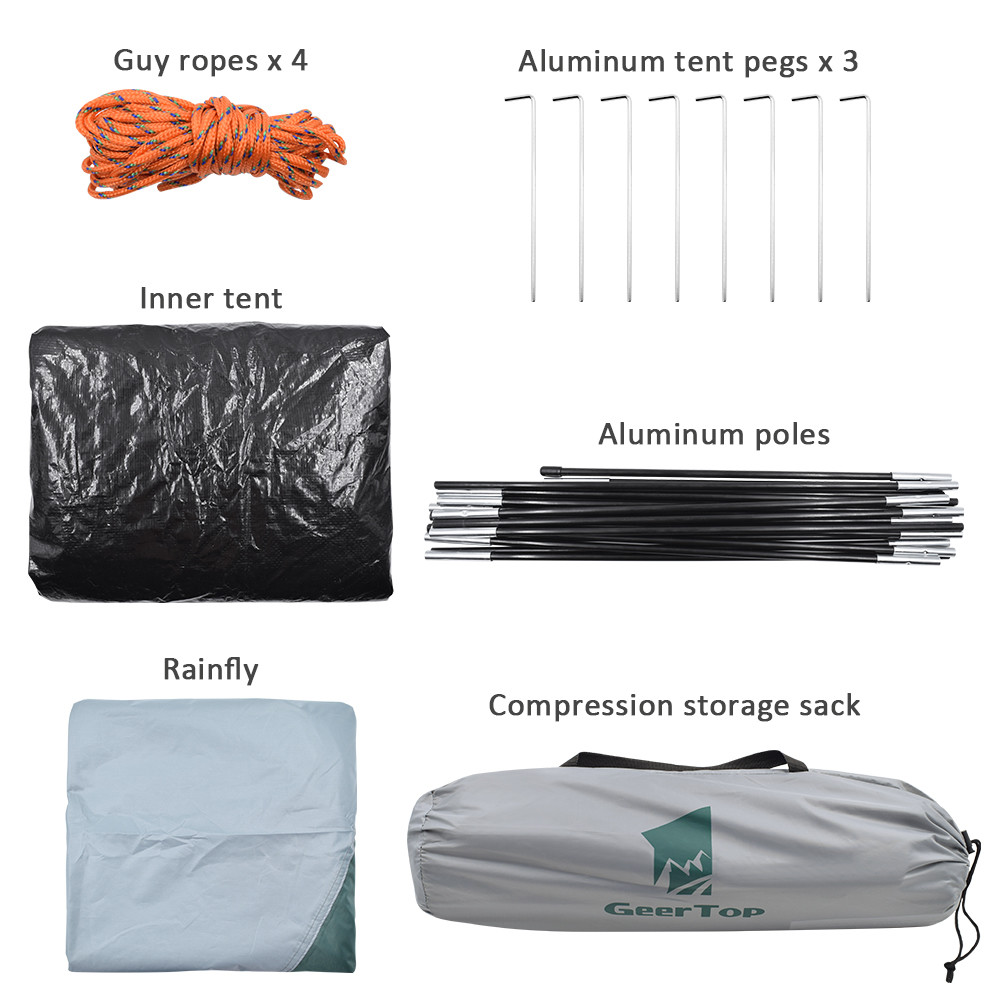 PU1000mm Outdoor Camping Tent