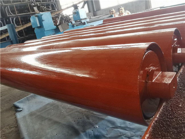 Self Aligning 315mm Length Conveyor Belt Guide Rollers Tear Resistance